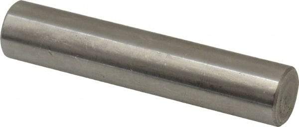 Value Collection - 1/2" Diam x 2-1/2" Pin Length 18-8 Stainless Steel Standard Dowel Pin - Bright Finish - Exact Tool & Supply
