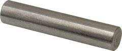 Value Collection - 1/2" Diam x 2-1/2" Pin Length 18-8 Stainless Steel Standard Dowel Pin - Bright Finish - Exact Tool & Supply
