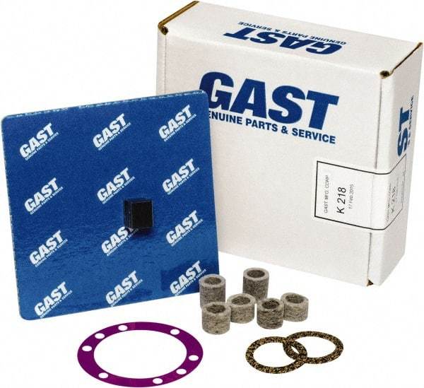 Gast - 13 Piece Air Compressor Repair Kit - For Use with Gast Model #0211-103A-G8CX and #0211-103A-G230CX - Exact Tool & Supply