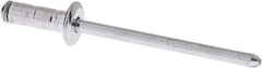 RivetKing - Size 52-54 Dome Head Aluminum Multi Grip Blind Rivet - Steel Mandrel, 0.047" to 0.276" Grip, 0.312" Head Diam, 0.16" to 0.164" Hole Diam, 0.512" Length Under Head, 5/32" Body Diam - Exact Tool & Supply