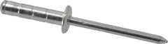 RivetKing - Size 66-69 Dome Head Aluminum Multi Grip Blind Rivet - Steel Mandrel, 0.275" to 0.598" Grip, 3/8" Head Diam, 0.192" to 0.196" Hole Diam, 7/8" Length Under Head, 3/16" Body Diam - Exact Tool & Supply