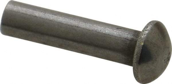 RivetKing - 3/16" Body Diam, Countersunk Uncoated Steel Solid Rivet - 3/4" Length Under Head, 90° Countersunk Head Angle - Exact Tool & Supply