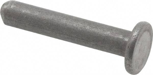 RivetKing - 3/16" Body Diam, Countersunk Uncoated Steel Solid Rivet - 1" Length Under Head, 90° Countersunk Head Angle - Exact Tool & Supply