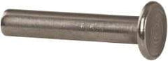RivetKing - 3/16" Body Diam, Round Uncoated Stainless Steel Solid Rivet - 1" Length Under Head, Grade 18-8 - Exact Tool & Supply