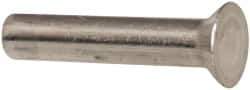 RivetKing - 1/8" Body Diam, Countersunk Aluminum Solid Rivet - 5/8" Length Under Head, Grade 1100F, 78° Countersunk Head Angle - Exact Tool & Supply
