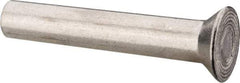 RivetKing - 1/4" Body Diam, Countersunk Uncoated Aluminum Solid Rivet - 1-1/2" Length Under Head, Grade 1100F, 78° Countersunk Head Angle - Exact Tool & Supply