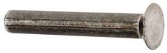 RivetKing - 3/16" Body Diam, Countersunk Uncoated Steel Solid Rivet - 1-1/4" Length Under Head, 90° Countersunk Head Angle - Exact Tool & Supply