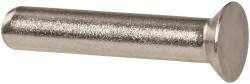 RivetKing - 3/16" Body Diam, Countersunk Stainless Steel Solid Rivet - 1" Length Under Head, Grade 18-8, 90° Countersunk Head Angle - Exact Tool & Supply