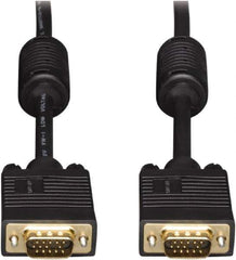 Tripp-Lite - 25' Long, HD15/HD15 Computer Cable - Black, Male x Male - Exact Tool & Supply