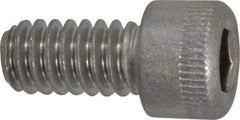 Holo-Krome - 5/16-18 UNC Hex Socket Drive, Socket Cap Screw - Grade 18-8 Stainless Steel, Passivated Finish, Fully Threaded, 1/2" Length Under Head - Exact Tool & Supply