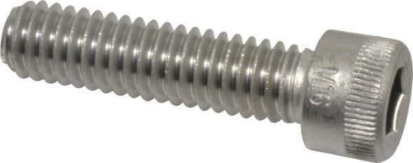 Holo-Krome - 5/16-18 UNC Hex Socket Drive, Socket Cap Screw - Grade 18-8 Stainless Steel, Passivated Finish, Fully Threaded, 1-1/4" Length Under Head - Exact Tool & Supply