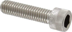 Holo-Krome - 3/8-16 UNC Hex Socket Drive, Socket Cap Screw - Grade 18-8 Stainless Steel, Passivated Finish, Fully Threaded, 1-1/2" Length Under Head - Exact Tool & Supply