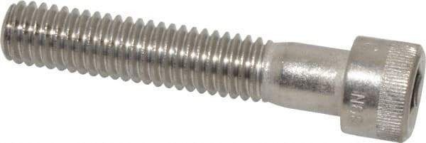Holo-Krome - 3/8-16 UNC Hex Socket Drive, Socket Cap Screw - Grade 18-8 Stainless Steel, Passivated Finish, Partially Threaded, 2" Length Under Head - Exact Tool & Supply