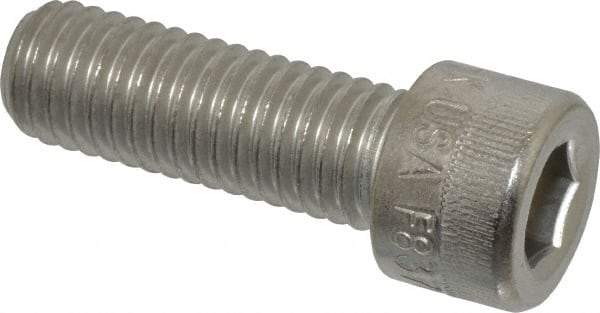 Holo-Krome - 1/2-13 UNC Hex Socket Drive, Socket Cap Screw - Grade 18-8 Stainless Steel, Passivated Finish, Fully Threaded, 1-1/2" Length Under Head - Exact Tool & Supply