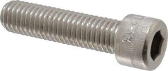 Holo-Krome - 1/2-13 UNC Hex Socket Drive, Socket Cap Screw - Grade 18-8 Stainless Steel, Passivated Finish, Fully Threaded, 2" Length Under Head - Exact Tool & Supply