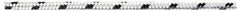 Value Collection - 50' Max Length Polyester Double Braid Rope - 3/8" Diam, 427 Lb Capacity - Exact Tool & Supply