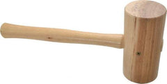 Garland - 1-3/4 Lb Head Wooden Mallet - 14" Long Wood Handle - Exact Tool & Supply