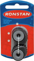 Ronstan - 264 Lbs. Load Limit Small C Cleat - For Use with Cleating and Releasing Lines on 3/32 Inch to 5/16 Inch Diameter Rope - Exact Tool & Supply