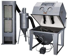 Trinco - 53" Wide x 71" High x 77" Deep Blaster with Collector - Working Dimensions 48" Wide x 31" High x 48" Deep - Exact Tool & Supply