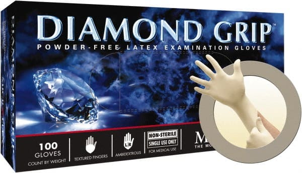 Microflex - Size S, 7 mil, Medical Grade, Powder Free Latex Disposable Gloves - Exact Tool & Supply