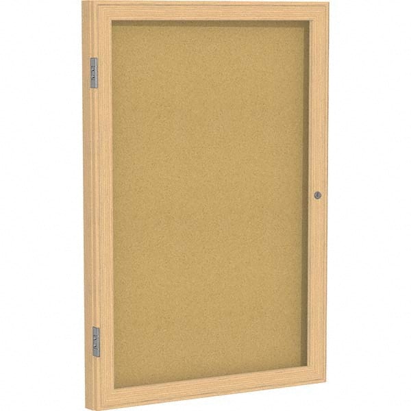 Ghent - Cork Bulletin Boards Style: Enclosed Cork Bulletin Boards Color: Natural Cork - Exact Tool & Supply