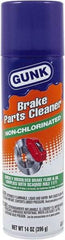 Gunk - Nonchlorinated Brake Parts Cleaner - 14 oz Aerosol Can - Exact Tool & Supply