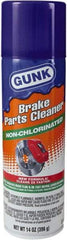 Gunk - Nonchlorinated Brake Parts Cleaner - 14 oz Aerosol Can - Exact Tool & Supply