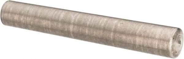 Value Collection - Size 6/0, 0.0676" Small End Diam, 0.078" Large End Diam, Passivated Stainless Steel Taper Pin - Grade 303, 18-8, 1/2" OAL, 1/2 Pin Length - Exact Tool & Supply