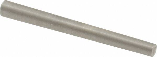 Value Collection - Size 6/0, 0.0624" Small End Diam, 0.078" Large End Diam, Passivated Stainless Steel Taper Pin - Exact Tool & Supply