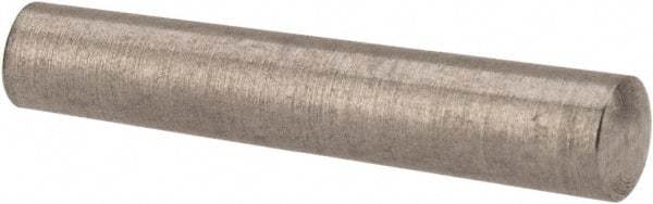 Value Collection - Size 5/0, 0.0836" Small End Diam, 0.094" Large End Diam, Passivated Stainless Steel Taper Pin - Grade 303, 18-8, 1/2" OAL, 1/2 Pin Length - Exact Tool & Supply