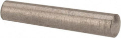 Value Collection - Size 5/0, 0.0836" Small End Diam, 0.094" Large End Diam, Passivated Stainless Steel Taper Pin - Grade 303, 18-8, 1/2" OAL, 1/2 Pin Length - Exact Tool & Supply