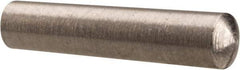 Value Collection - Size 4/0, 0.0986" Small End Diam, 0.109" Large End Diam, Passivated Stainless Steel Taper Pin - Grade 303, 18-8, 1/2" OAL, 1/2 Pin Length - Exact Tool & Supply