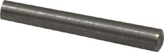Value Collection - Size 4/0, 0.0934" Small End Diam, 0.109" Large End Diam, Passivated Stainless Steel Taper Pin - Grade 303, 18-8, 3/4" OAL, 3/4 Pin Length - Exact Tool & Supply