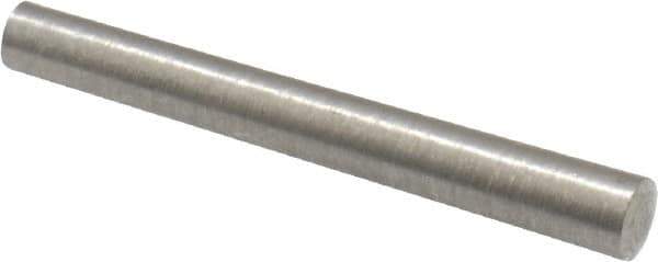 Value Collection - Size 3/0, 0.1042" Small End Diam, 0.125" Large End Diam, Passivated Stainless Steel Taper Pin - Grade 303, 18-8, 1" OAL, 1 Pin Length - Exact Tool & Supply