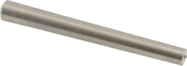 Value Collection - Size 2/0, 0.115" Small End Diam, 0.141" Large End Diam, Passivated Stainless Steel Taper Pin - Grade 303, 18-8, 1-1/4" OAL, 1-1/4 Pin Length - Exact Tool & Supply