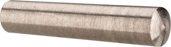 Value Collection - Size 0, 0.1404" Small End Diam, 0.156" Large End Diam, Passivated Stainless Steel Taper Pin - Grade 303, 18-8, 3/4" OAL, 3/4 Pin Length - Exact Tool & Supply