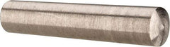 Value Collection - Size 0, 0.1404" Small End Diam, 0.156" Large End Diam, Passivated Stainless Steel Taper Pin - Grade 303, 18-8, 3/4" OAL, 3/4 Pin Length - Exact Tool & Supply