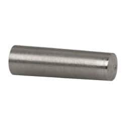 Value Collection - Size 3, 0.2034" Small End Diam, 0.219" Large End Diam, Passivated Stainless Steel Taper Pin - Grade 303, 18-8, 3/4" OAL, 3/4 Pin Length - Exact Tool & Supply