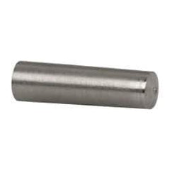 Value Collection - Size 3, 0.2034" Small End Diam, 0.219" Large End Diam, Passivated Stainless Steel Taper Pin - Grade 303, 18-8, 3/4" OAL, 3/4 Pin Length - Exact Tool & Supply