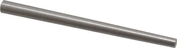Value Collection - Size 3, 0.1566" Small End Diam, 0.219" Large End Diam, Passivated Stainless Steel Taper Pin - Grade 303, 18-8, 3" OAL, 3 Pin Length - Exact Tool & Supply