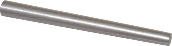 Value Collection - Size 5, 0.2266" Small End Diam, 0.289" Large End Diam, Passivated Stainless Steel Taper Pin - Grade 303, 18-8, 3" OAL, 3 Pin Length - Exact Tool & Supply