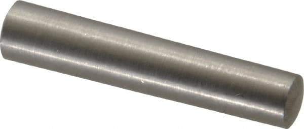 Value Collection - Size 7, 0.3674" Small End Diam, 0.409" Large End Diam, Passivated Stainless Steel Taper Pin - Grade 303, 18-8, 2" OAL, 2 Pin Length - Exact Tool & Supply