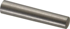 Value Collection - Size 7, 0.3674" Small End Diam, 0.409" Large End Diam, Passivated Stainless Steel Taper Pin - Grade 303, 18-8, 2" OAL, 2 Pin Length - Exact Tool & Supply