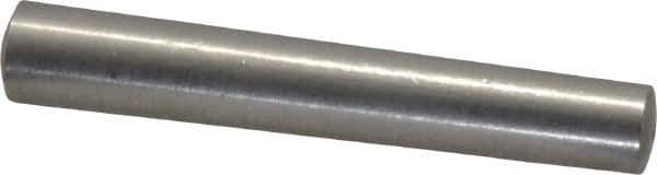 Value Collection - Size 7, 0.357" Small End Diam, 0.409" Large End Diam, Passivated Stainless Steel Taper Pin - Grade 303, 18-8, 2-1/2" OAL, 2-1/2 Pin Length - Exact Tool & Supply