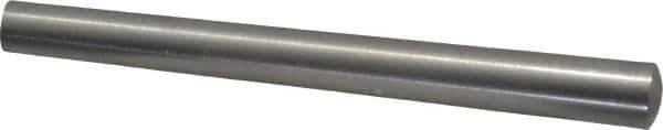 Value Collection - Size 7, 0.3258" Small End Diam, 0.409" Large End Diam, Passivated Stainless Steel Taper Pin - Grade 303, 18-8, 4" OAL, 4 Pin Length - Exact Tool & Supply