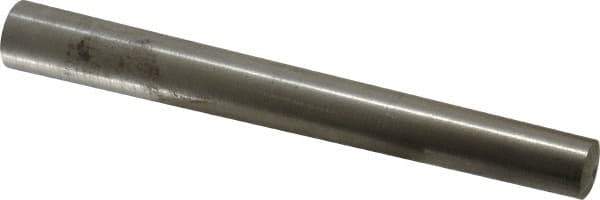 Value Collection - Size 10, 0.5812" Small End Diam, 0.706" Large End Diam, Passivated Stainless Steel Taper Pin - Grade 303, 18-8, 6" OAL, 6 Pin Length - Exact Tool & Supply