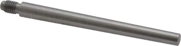 Value Collection - Size 5, 0.287" Large End Diam, Uncoated Steel 1/4-28 Threaded Taper Pin - Grade C-12L14, 3 Pin Length - Exact Tool & Supply