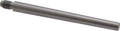 Value Collection - Size 5, 0.287" Large End Diam, Uncoated Steel 1/4-28 Threaded Taper Pin - Grade C-12L14, 3 Pin Length - Exact Tool & Supply