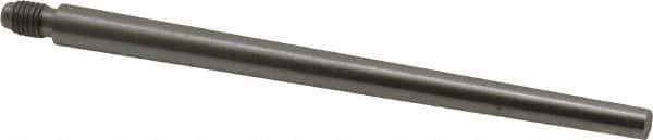 Value Collection - Size 5, 0.287" Large End Diam, Uncoated Steel 1/4-28 Threaded Taper Pin - Grade C-12L14, 4 Pin Length - Exact Tool & Supply