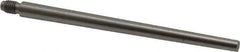Value Collection - Size 5, 0.287" Large End Diam, Uncoated Steel 1/4-28 Threaded Taper Pin - Grade C-12L14, 4 Pin Length - Exact Tool & Supply